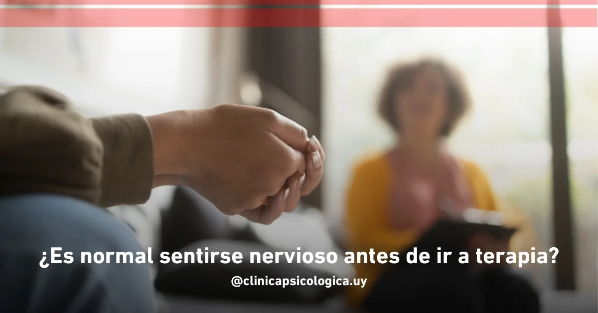 ¿Es normal sentir nervios antes de ir a terapia psicológica?