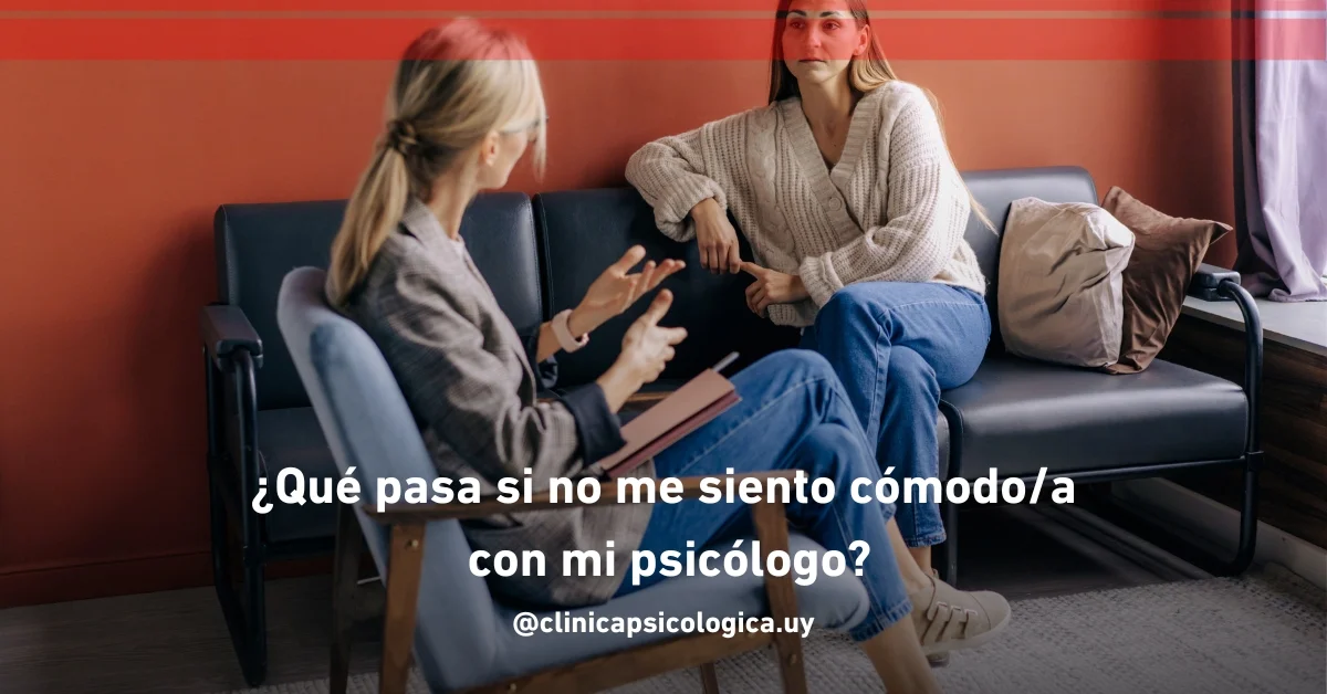 ¿Qué pasa si no me siento cómodo con mi psicólogo o terapeuta?